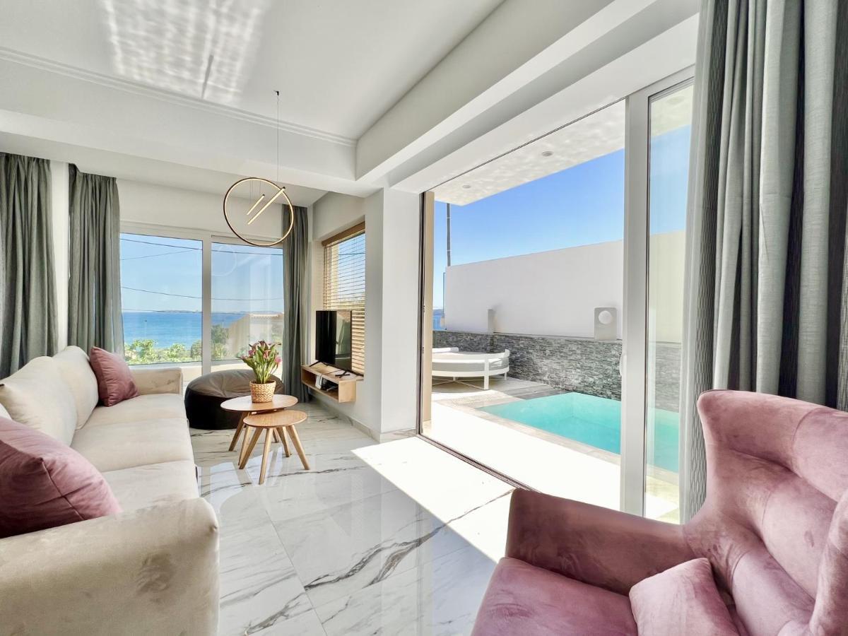 Luxury Villa Barbati Sun With Private Pool By Dadovillas エクステリア 写真