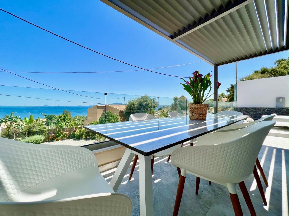Luxury Villa Barbati Sun With Private Pool By Dadovillas エクステリア 写真