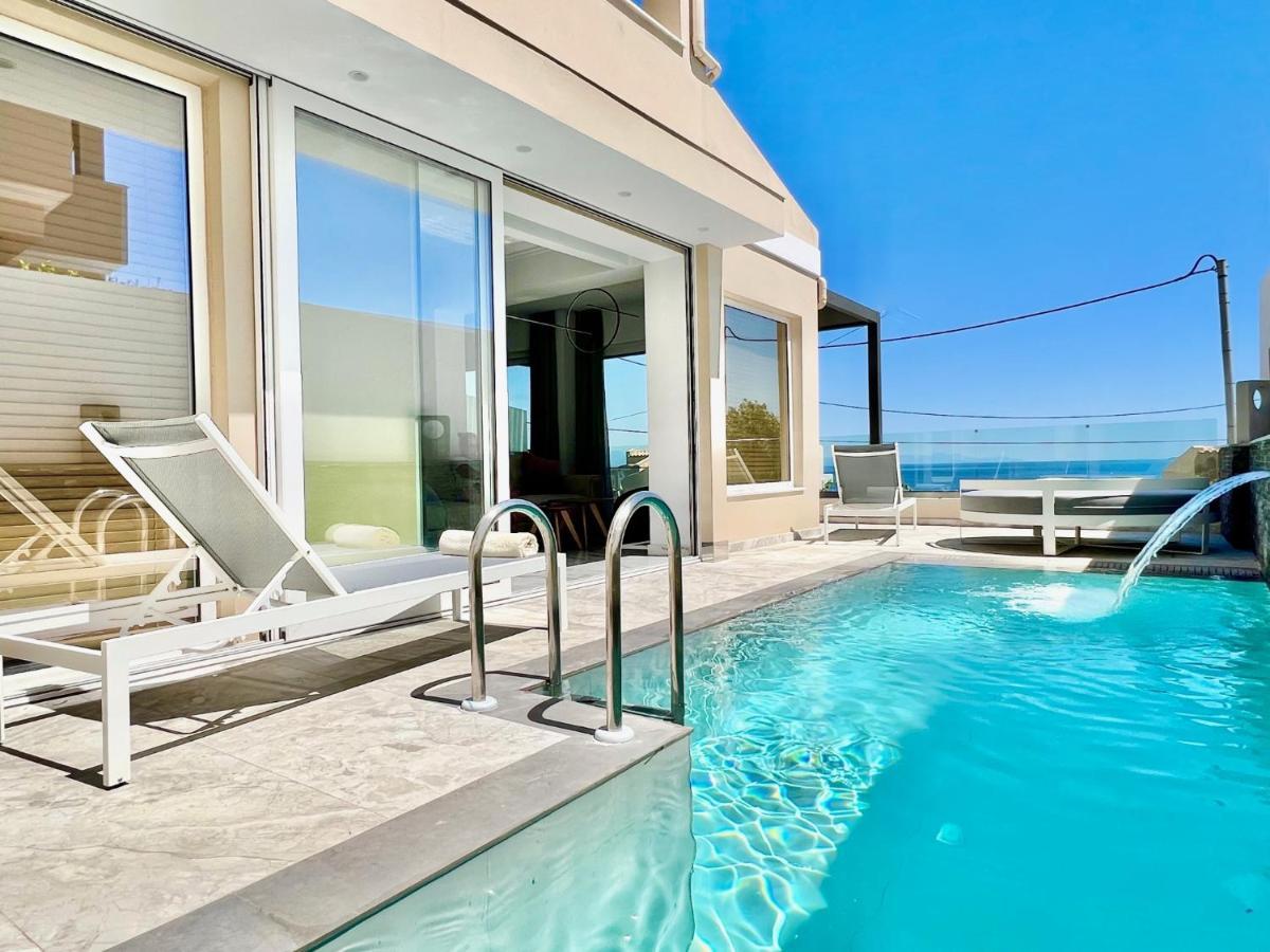Luxury Villa Barbati Sun With Private Pool By Dadovillas エクステリア 写真